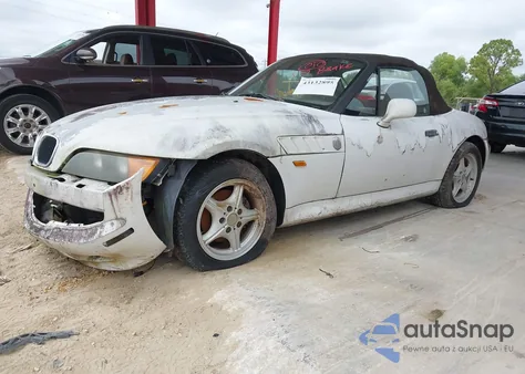 1997 BMW Z3 1.9L Roadster z USA, uszkodzony, nr VIN 4USCH7324VLE02828